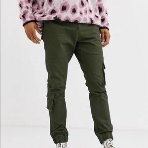Heart & Dagger cargo pants in khaki